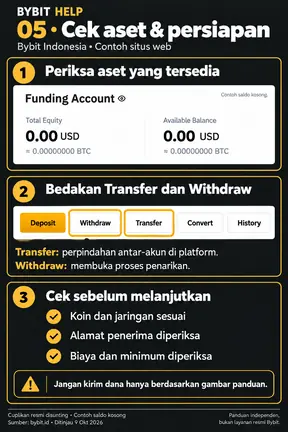 Cek aset & persiapan penarikan